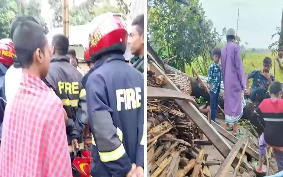 Rising Cumilla - Mother and 2 daughters die after tree falls on home in Jamalpur storm