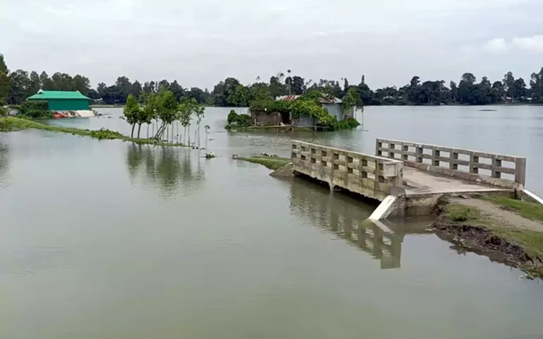 Rising Cumilla - River water level above danger level