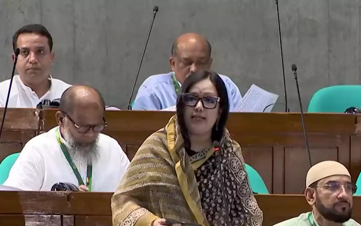 Rising Cumilla -Rumeen Farhana in Parliament