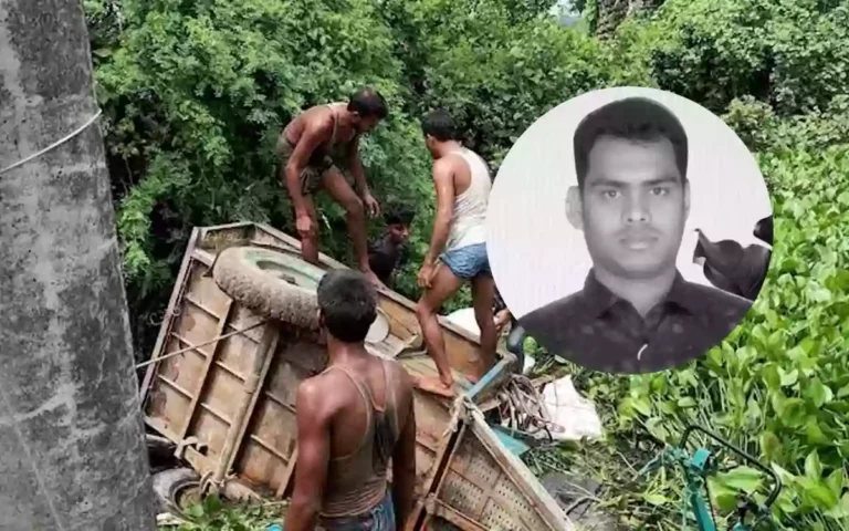 নোয়াখালীতে নসিমন উল্টে ব্যবসায়ীর মৃত্যু