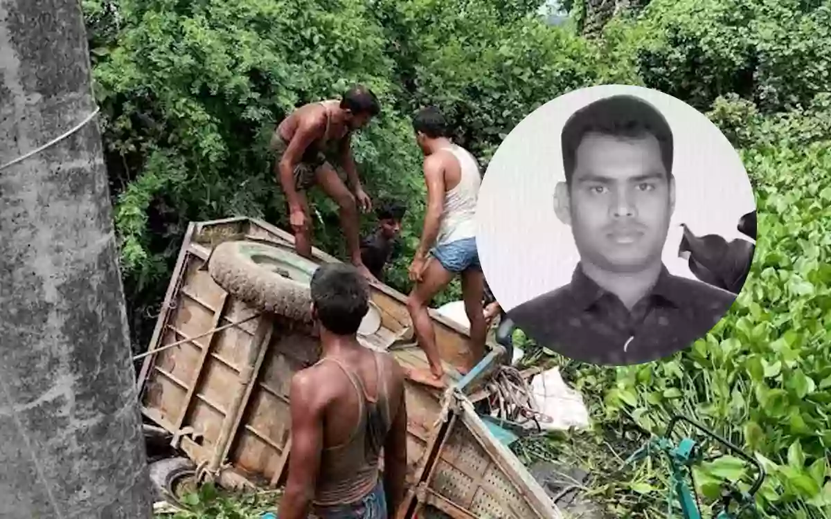 নোয়াখালীতে নসিমন উল্টে ব্যবসায়ীর মৃত্যু