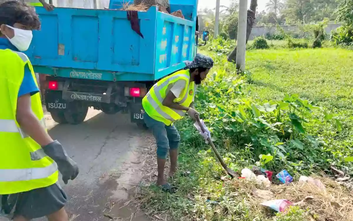 ঈদুল আযহার পর চৌদ্দগ্রাম পৌরসভার বর্জ্য ব্যবস্থাপনায় শতভাগ সাফল্য