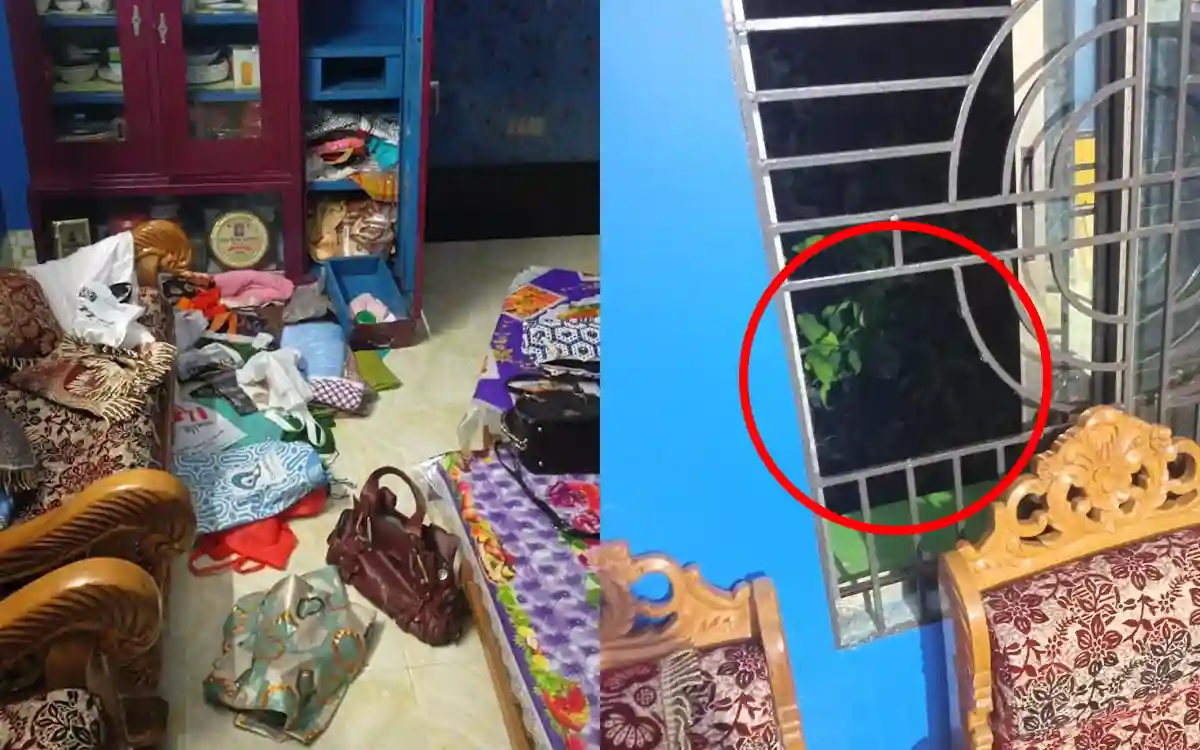 গভীর রাতে এসআইর বাড়ি থেকে স্বর্ণালংকার ও টাকা লুট