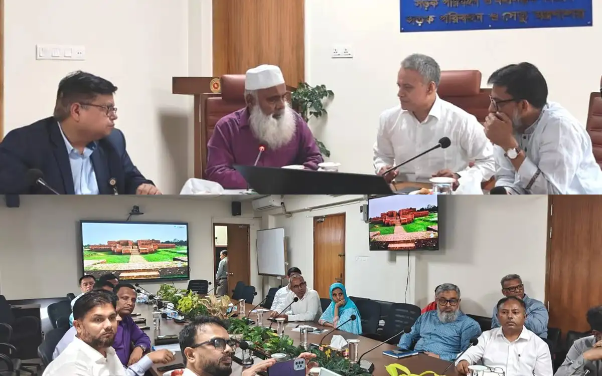 ঢাকা-কুমিল্লা সরাসরি রেল সংযোগ চালুতে মন্ত্রণালয়ে বৈঠক করলেন মনিরুল হক চৌধুরী এমপি