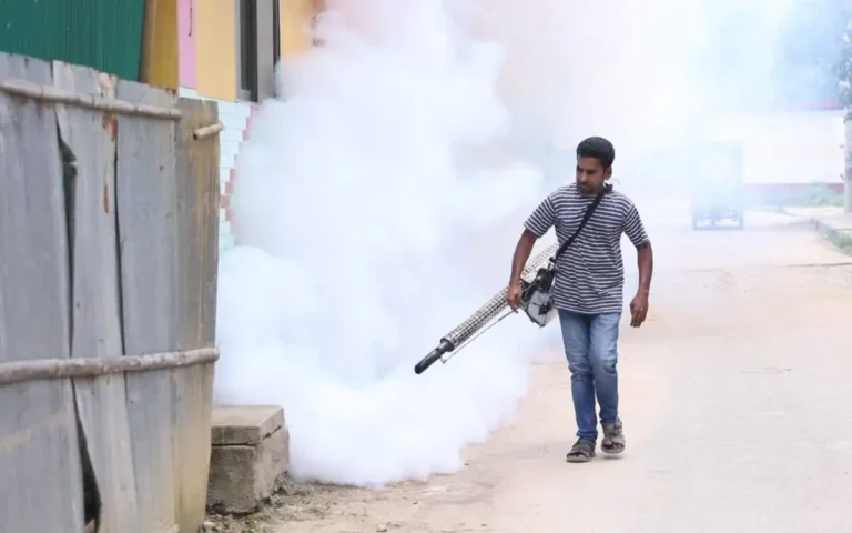 কুমিল্লা নগরীর বিভিন্ন এলাকায় ডেঙ্গু প্রতিরোধে মশক নিধন কার্যক্রম পরিচালনা