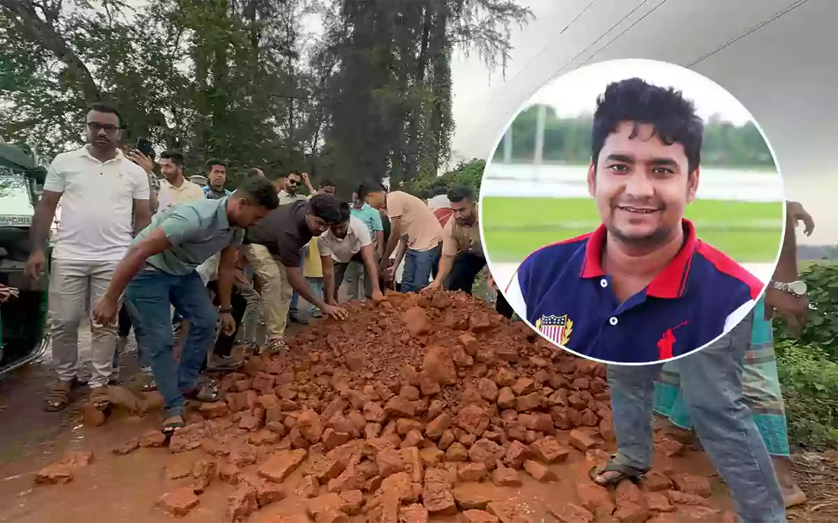Rising Cumilla - Chhatra Dal leader Nasir came forward to address public suffering, repaired roads with his own money