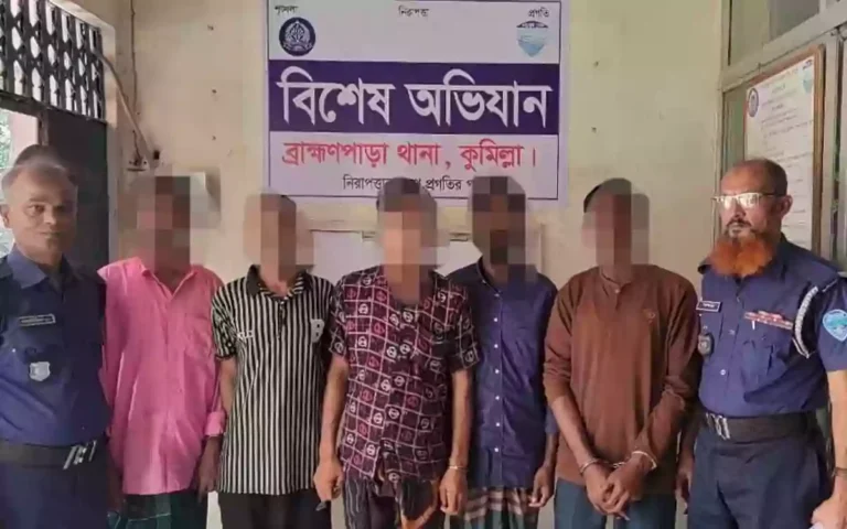Rising Cumilla - Five accused arrested in separate raids in Brahmanpara, Comilla