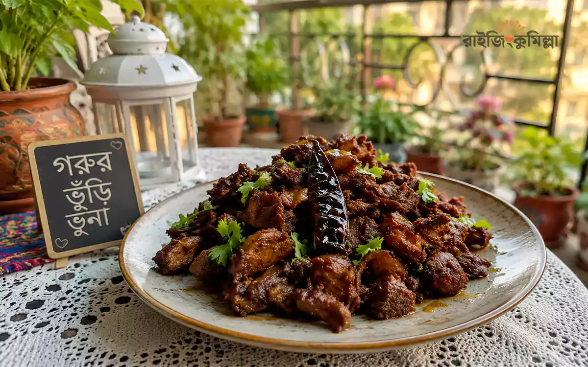 Rising Cumilla - Gorur vuri Bhuna recipe