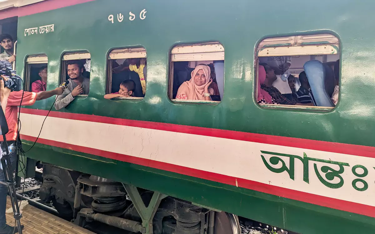 Rising Cumilla - journey by train