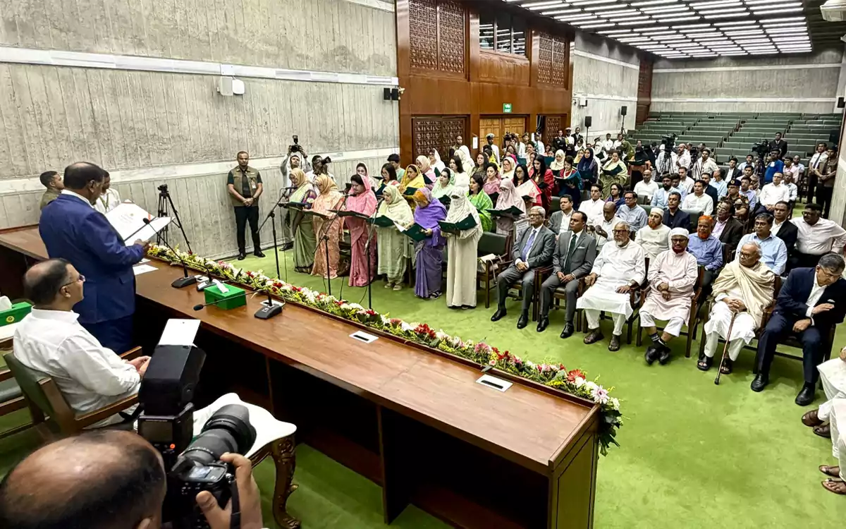 RisingCumilla - 49 women MPs elected to reserved seats take oath