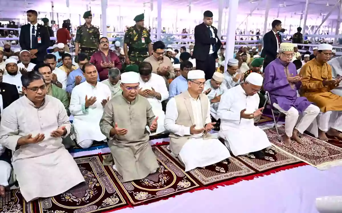 Rising Cumilla - President, Prime Minister offer Eid prayers at National Eidgah