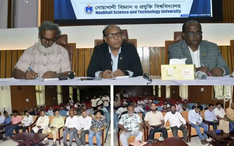 নোবিপ্রবি উপাচার্যের সঙ্গে সাংবাদিকদের মতবিনিময়