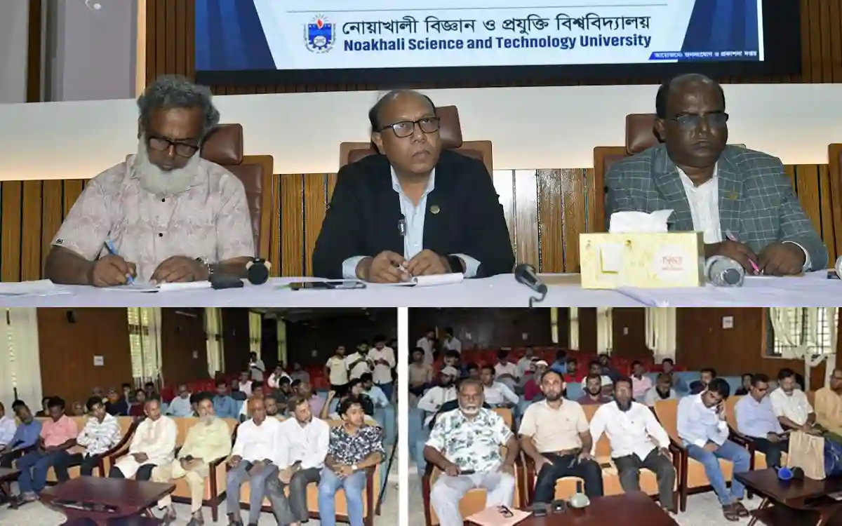 নোবিপ্রবি উপাচার্যের সঙ্গে সাংবাদিকদের মতবিনিময়