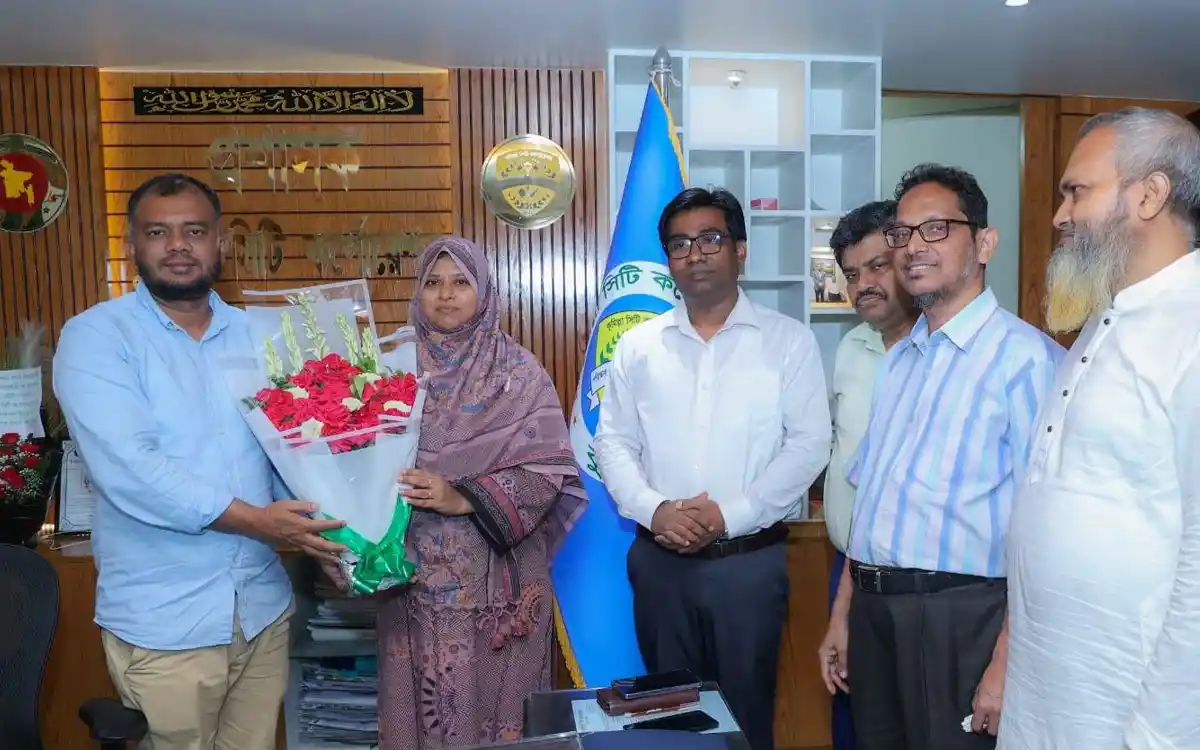 কুমিল্লা সিটি কর্পোরেশনে যোগ দিলেন নতুন এক্সিকিউটিভ ম্যাজিস্ট্রেট নাজিয়া হোসেন