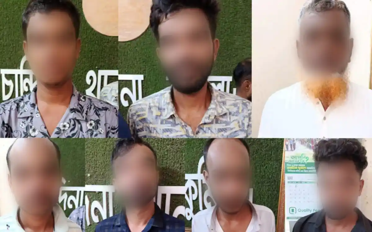 চান্দিনায় পুলিশের বিশেষ অভিযান: আওয়ামী লীগ নেতাসহ গ্রেফতার ৭