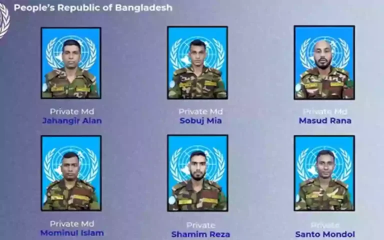 Rising Cumilla - 6 Bangladeshi peacekeepers receive UN's highest peacekeeping honor
