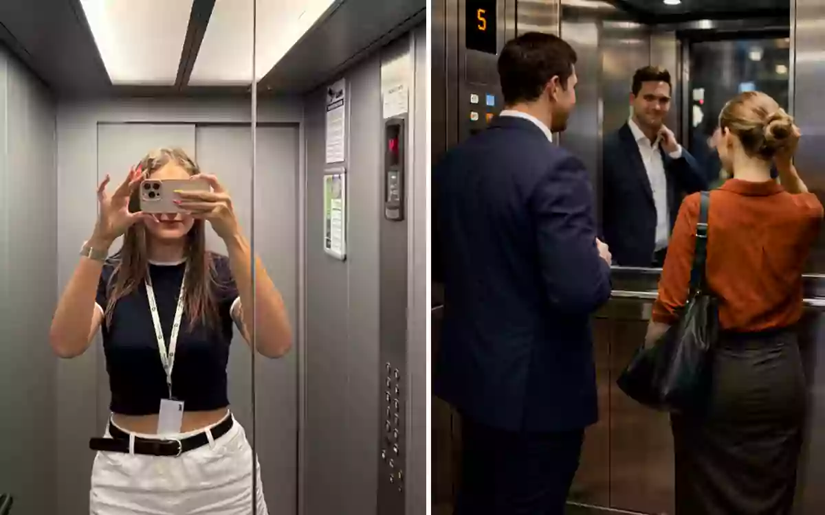 Rising Cumilla - Mirrors in elevators