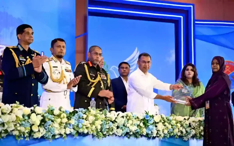 Rising Cumilla - PM presents awards to families of martyrs in UN peacekeeping missions
