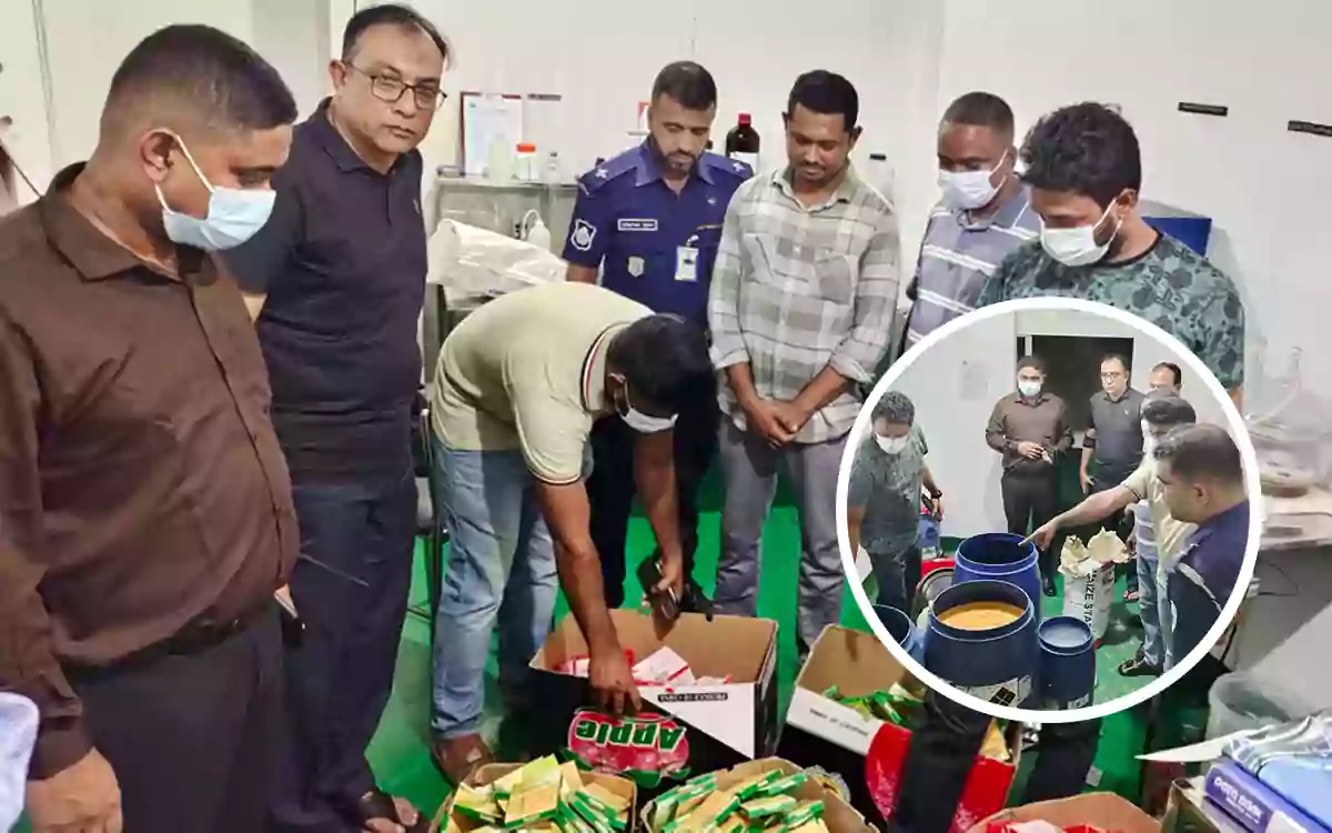 Rising Cumilla - Unapproved drugs, huge amount of raw materials and equipment seized in raid on Cumilla BCK pharmaceutical factory