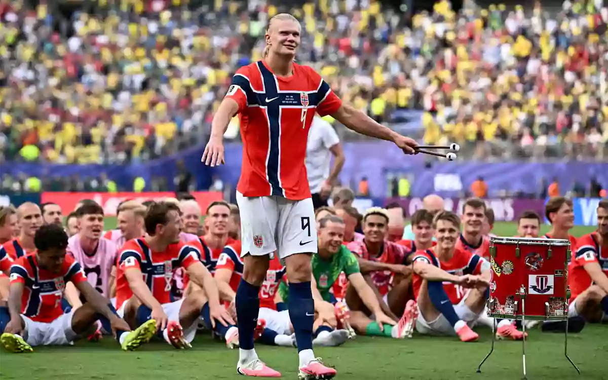 Rising Cumilla - After beating Brazil, Haaland said—this is the craziest night in the history of Norwegian football.