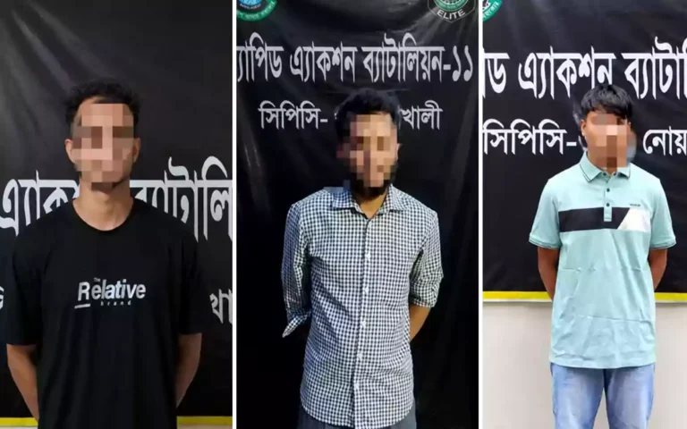 Rising Cumilla - Three arrested, including accused in two sensational murder cases in Noakhali