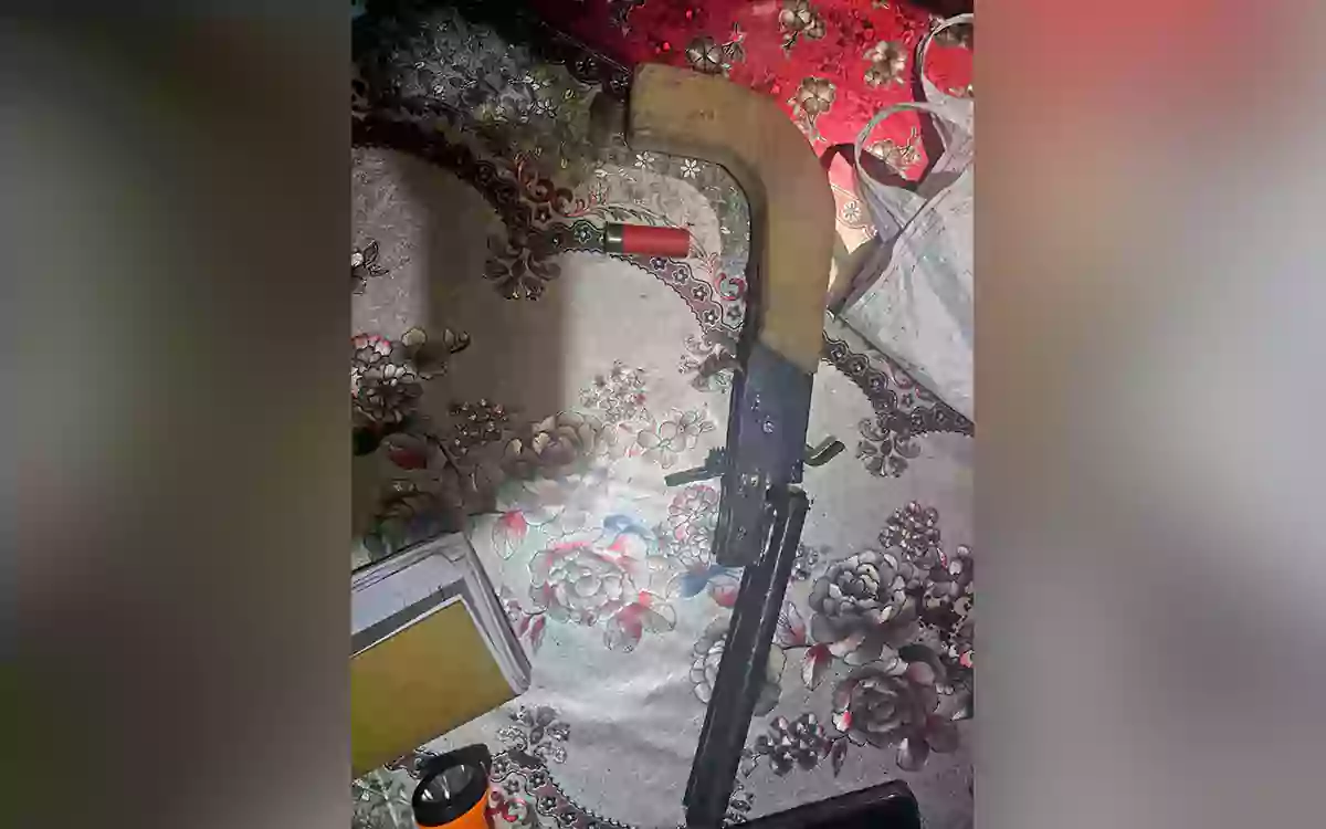 RisingCumilla - LG and cartridges found in a firewood shed in Noakhali.