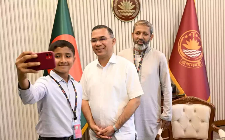 RisingCumilla -The story of Tahsin—who lost his elder sister in the Milestone tragedy—and his smile has touched the Prime Minister.