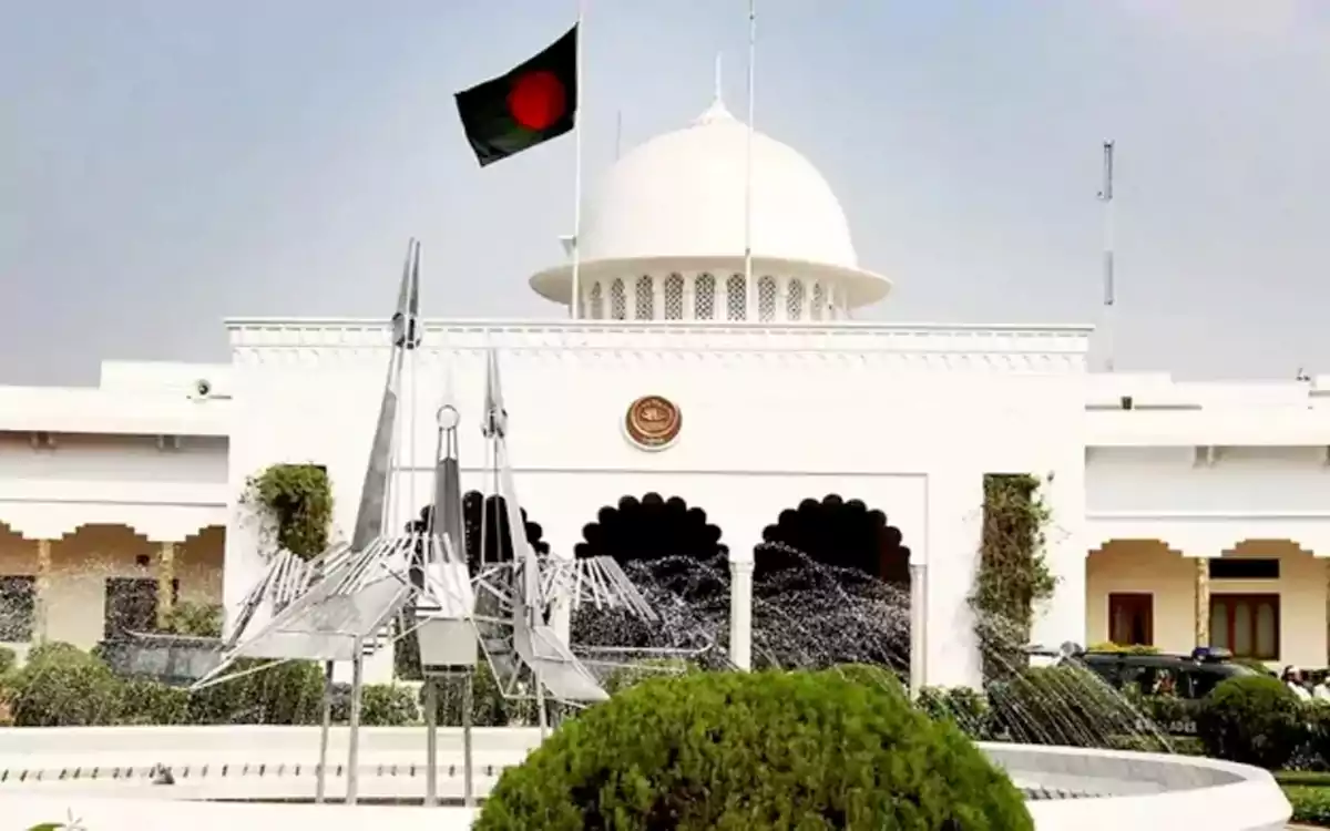 Rising Cumilla - Bangabhaban, the official residence of the President of Bangladesh.