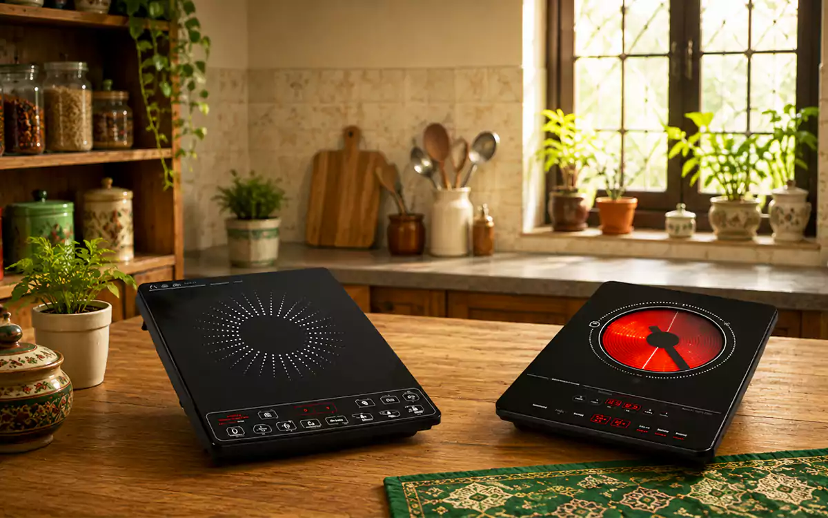 Rising Cumilla - Induction AND Infrared in Kitchen