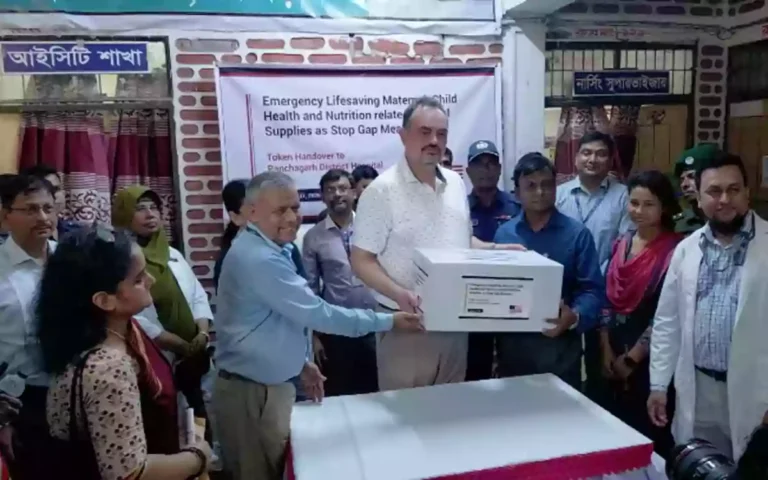 Rising Cumilla - US provides $2.4 million in medical assistance to Bangladeshs health sector.
