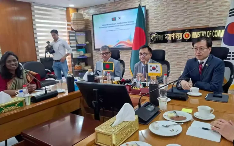 RisingCumilla - Bangladesh and South Korea sign CEPA