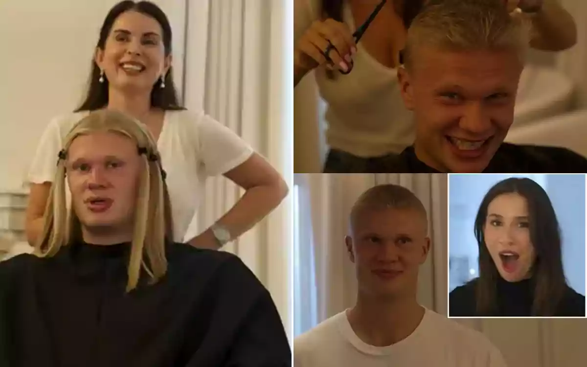 RisingCumilla - Haaland sports a new look after cutting his long hair, girlfriend praises it