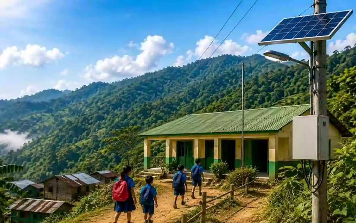 RisingCumilla - Plan to supply electricity to 300 schools in remote areas.