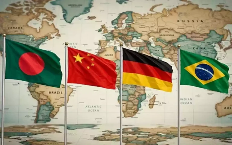 Rising Cumilla - China-Germany-Brazil flags