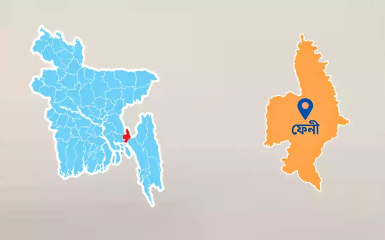 Rising Cumilla - Feni District Map Highlight