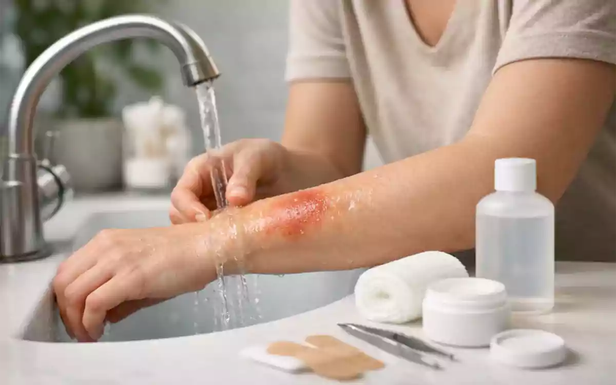 Rising Cumilla - First aid for skin burns