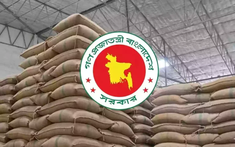 Rising Cumilla - Government food stocks have increased by more than 150,000 tonnes over six months.