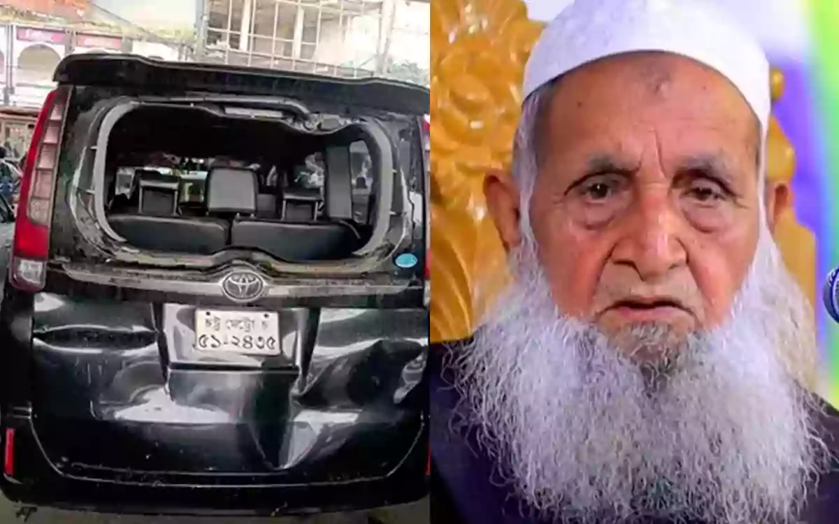 Rising Cumilla - Hefazat chiefs car involved in road accident in Feni.