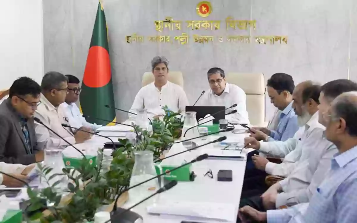 Rising Cumilla - State Minister for Local Government directs speedy implementation of projects of public importance.