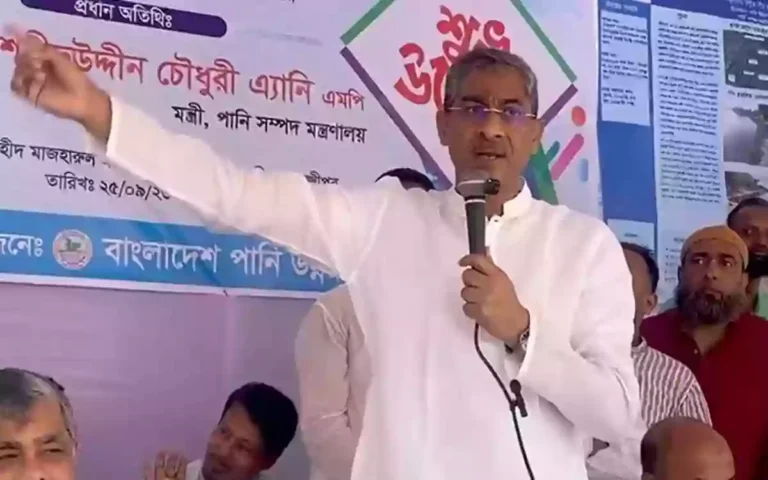 Rising Cumilla - The business of selling tickets to paradise is still ongoing - Water Resources Minister Annie in Lakshmipur