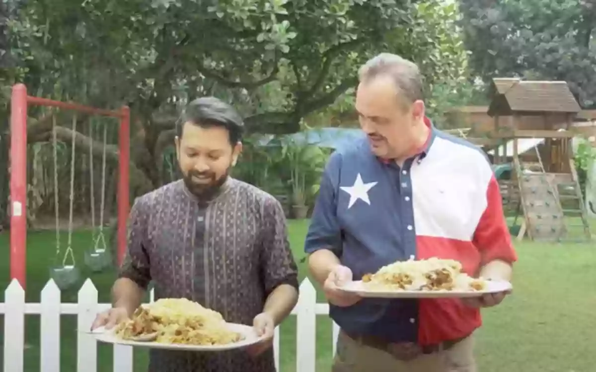 Rising Cumilla - US Ambassador captivated by the taste of Kacchi Biryani.