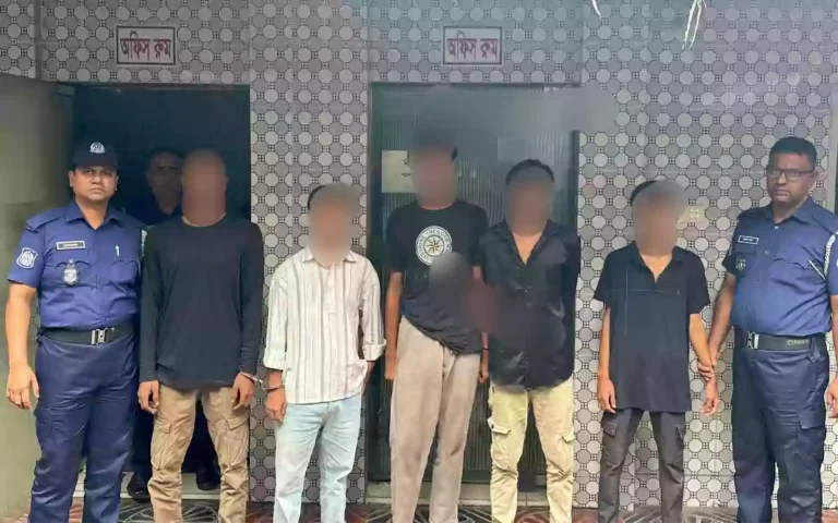 Rising Cumilla - Five more active members of three teenage gangs arrested in Cumilla.