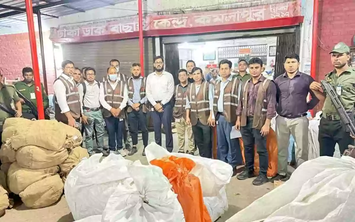 RisingCumilla - New smuggling tactic uncovered, goods worth crores—including banned creams and foreign cigarettes—seized